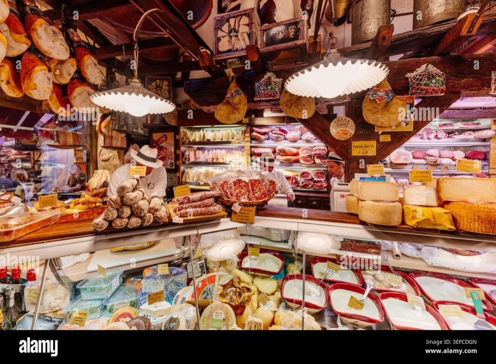 Il bancone della Bottega dei Sapori